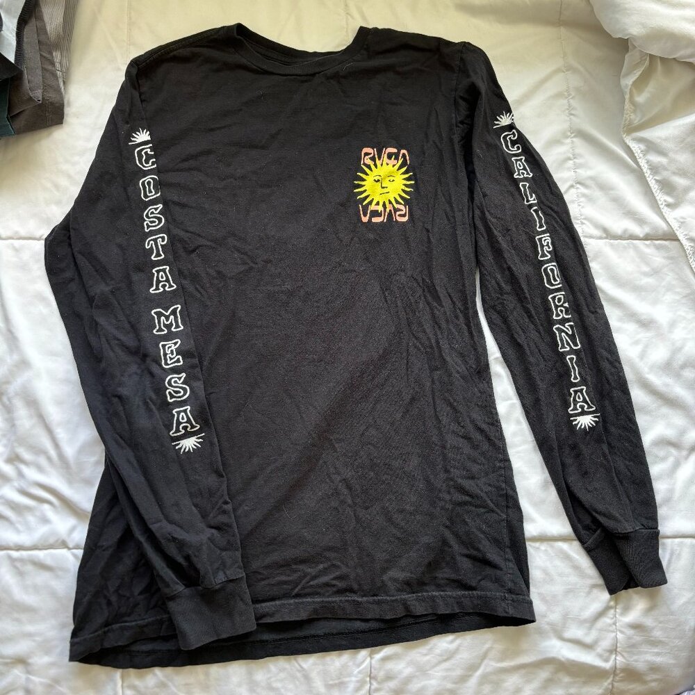 Teen RVCA long sleeve shirt, size small